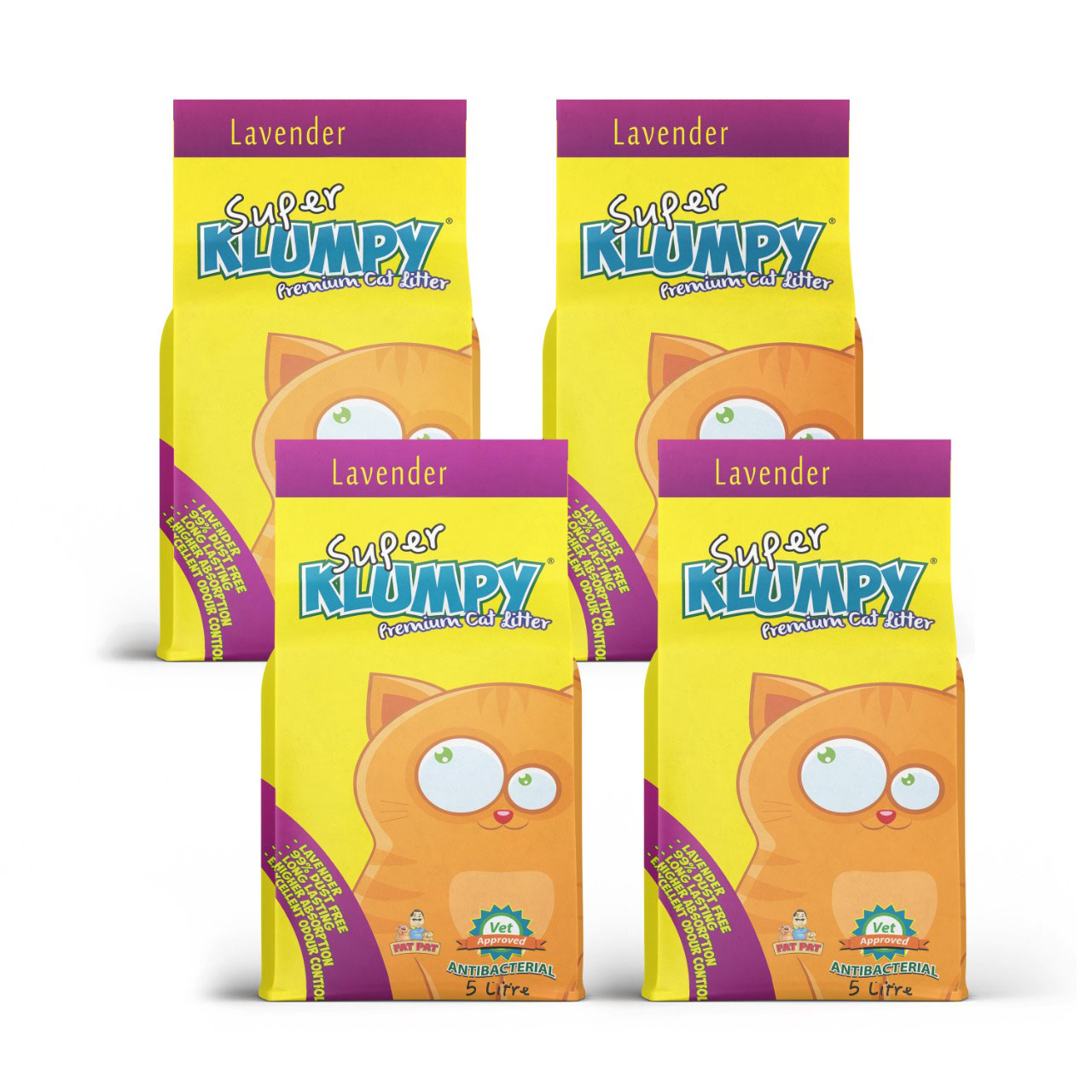 Super Klumpy Cat Litter - Levender Scent - Klumpy, Pakistan